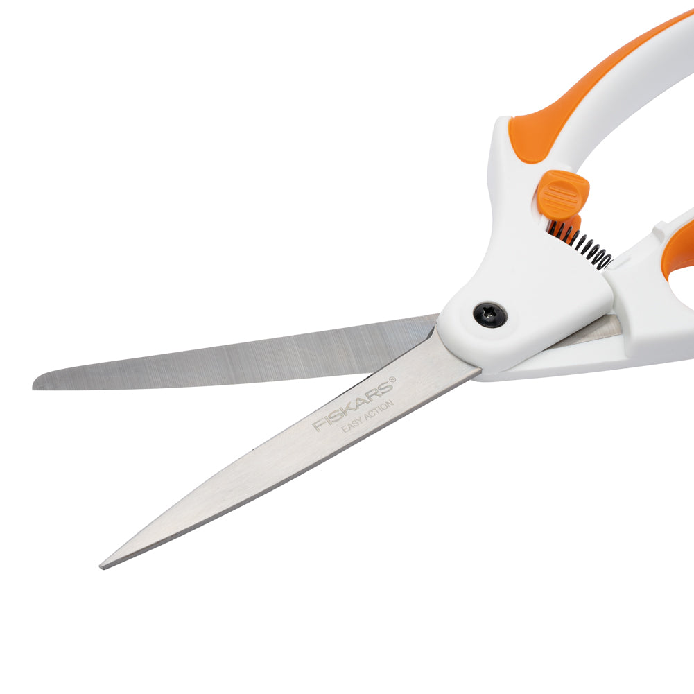Soft Touch Spring Action Fabric Scissors by Fiskars - 8"