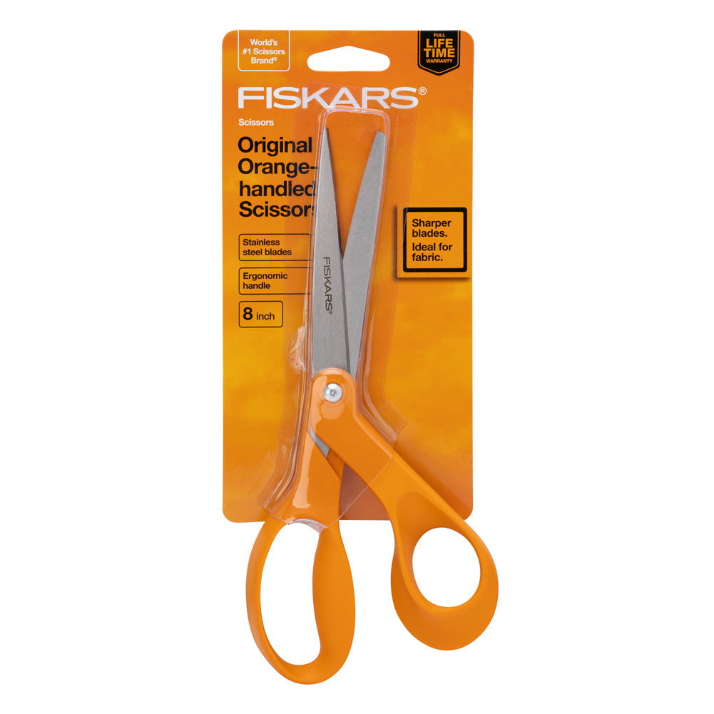 Classic Bent Dressmaker's Scissors by Fiskars - 8" Classic Bent Dressmaker's Scissors by Fiskars - 8"