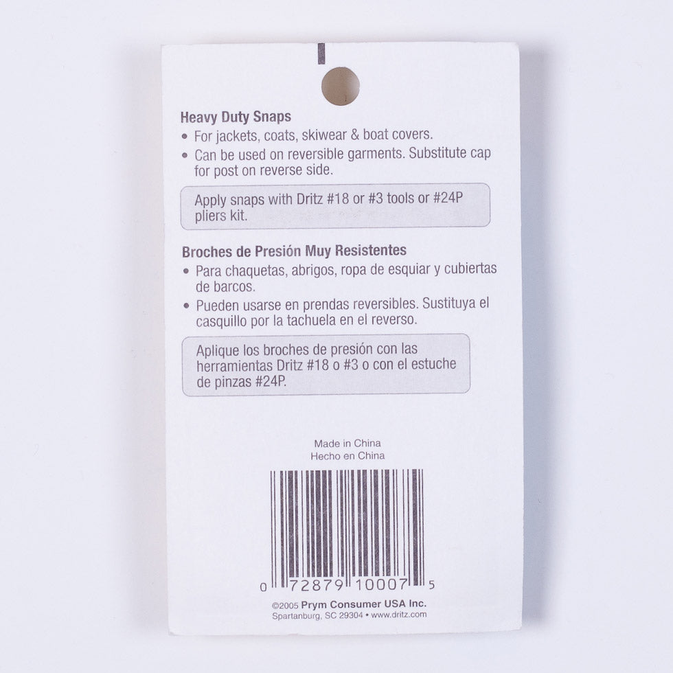 Dritz Navy Heavy Duty Snaps - 7 Ct Detail Dritz Navy Heavy Duty Snaps - 7 Ct Detail