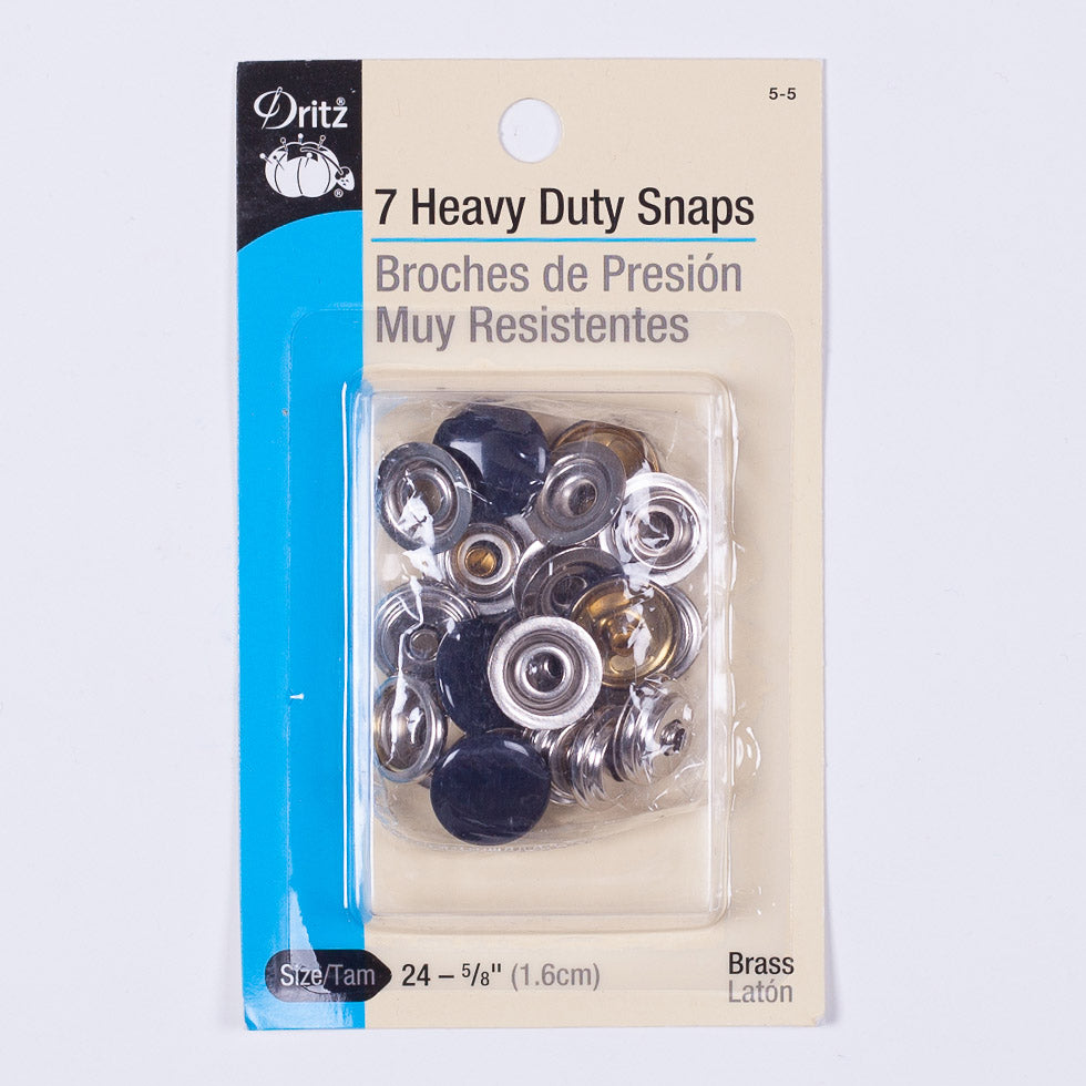 Dritz Navy Heavy Duty Snaps - 7 Ct Dritz Navy Heavy Duty Snaps - 7 Ct