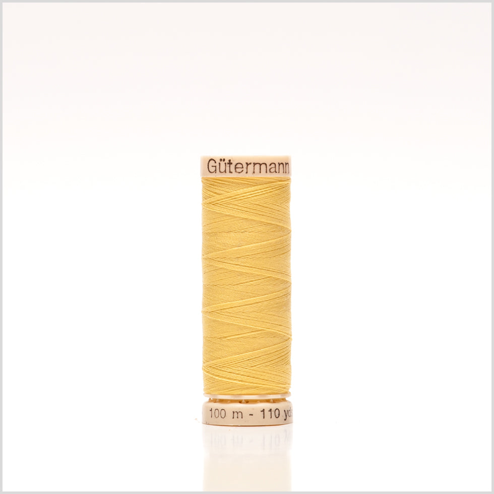 Gutermann Sew All Thread 100m - 807 Lemon Peel