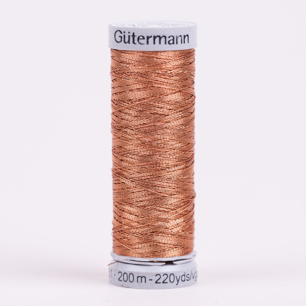 Gutermann Metallic Thread 200m - 36 Copper Gutermann Metallic Thread 200m - 36 Copper