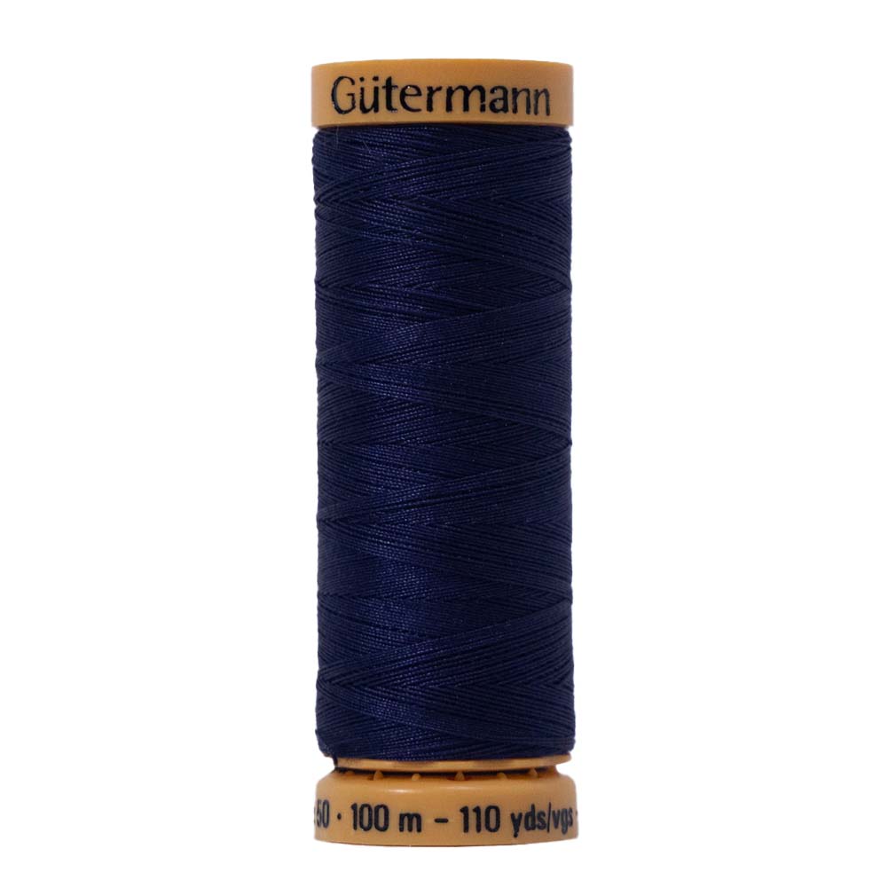 Gutermann Natural Cotton Thread 100m - 6190 Nautical Gutermann Natural Cotton Thread 100m - 6190 Nautical