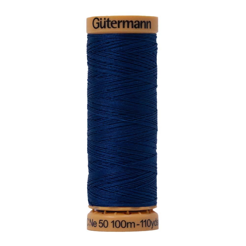 Gutermann Natural Cotton Thread 100m - 6700 Sapphire Gutermann Natural Cotton Thread 100m - 6700 Sapphire