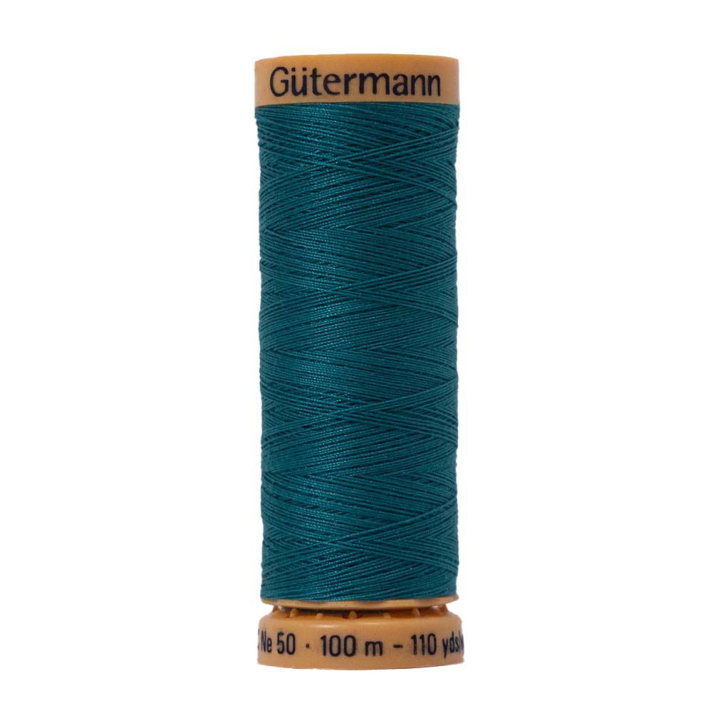 Gutermann Natural Cotton Thread 100m - 7544 Nile Green Gutermann Natural Cotton Thread 100m - 7544 Nile Green