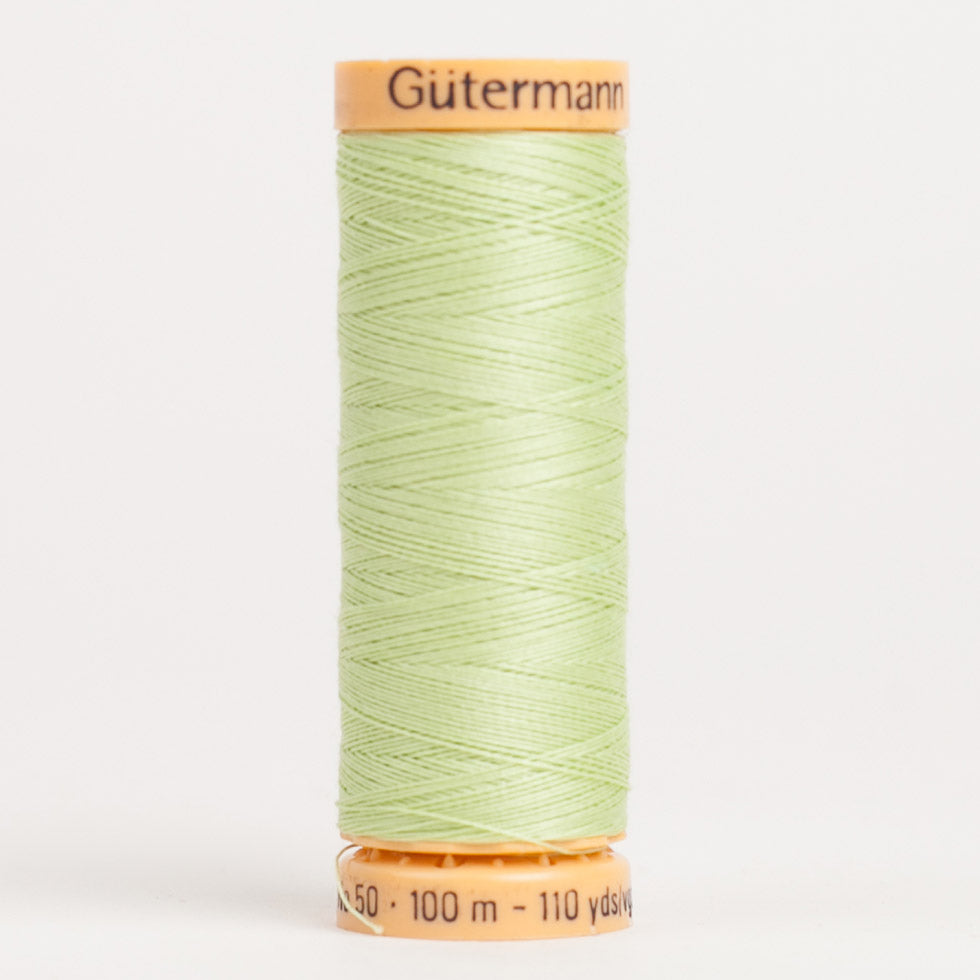 Gutermann Cotton Thread 100m - 8975 Pastel Green
