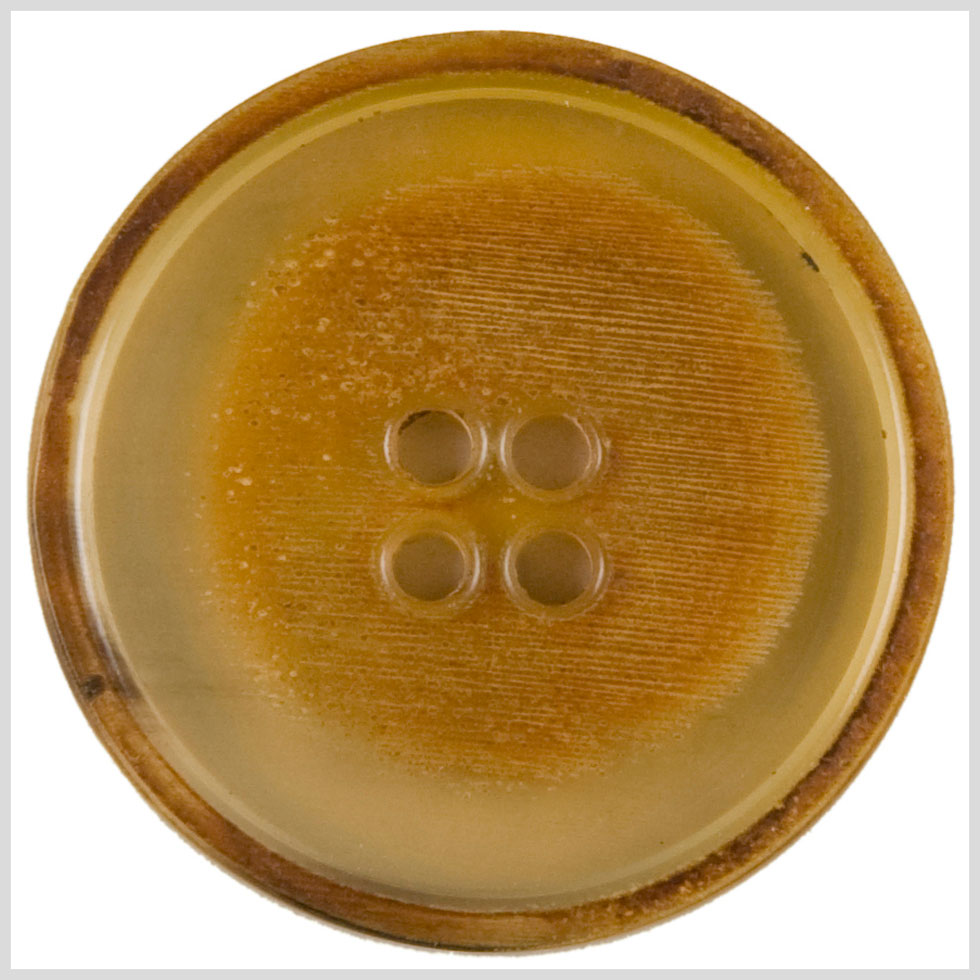 Brown Horn Button - 44L/28mm Brown Horn Button - 44L/28mm