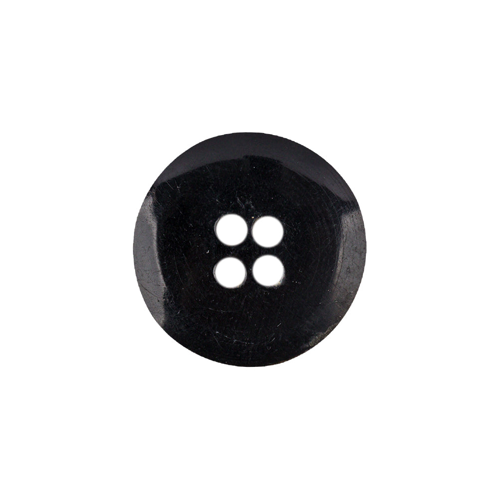 Black Horn Button - 32L/20mm Detail Black Horn Button - 32L/20mm Detail