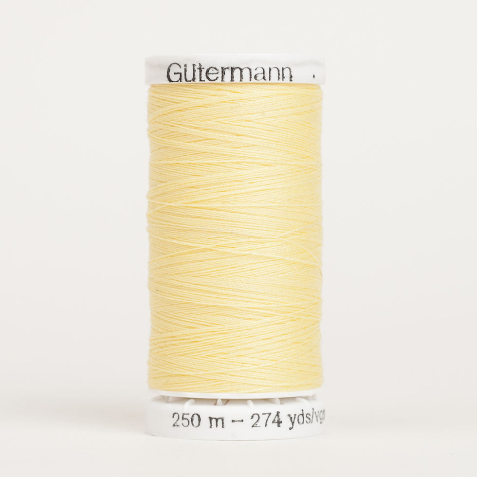 Gutermann Sew All Thread 250m - 805 Pastel Yellow Gutermann Sew All Thread 250m - 805 Pastel Yellow