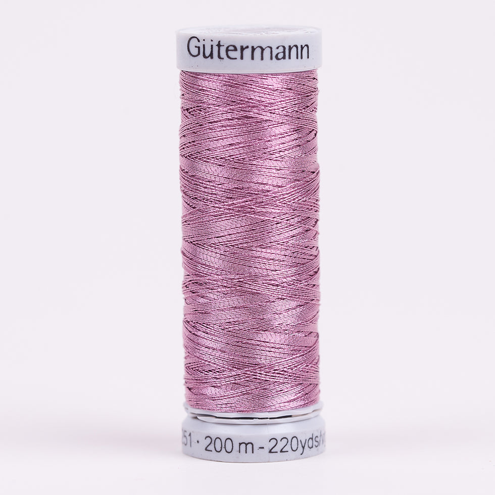 Gutermann Metallic Thread 200m - 624 Oleander