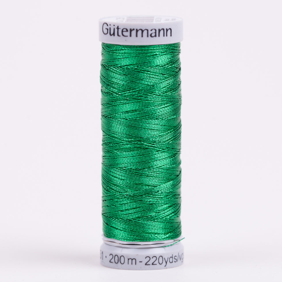 Gutermann Metallic Thread 200m - 235 Green