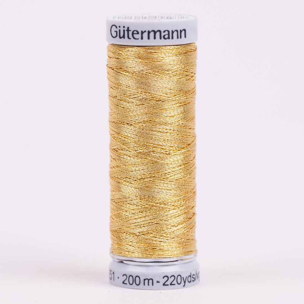 Gutermann Metallic Thread 200m - 9970 Gold
