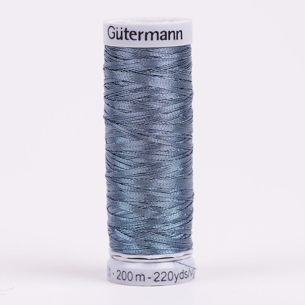 Gutermann Metallic Thread 200m - 9495 Provincial Blue