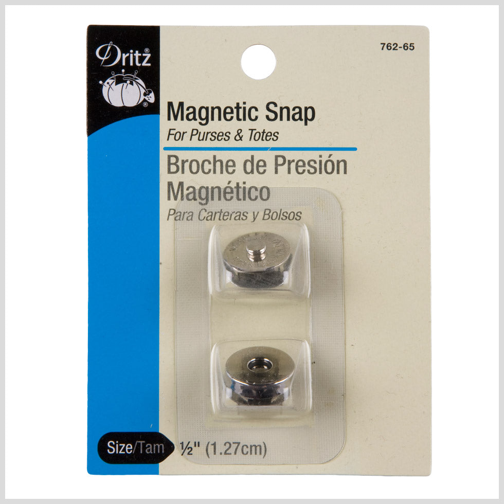 Dritz Nickel Magnetic Snaps Size 1/2" - 2ct Dritz Nickel Magnetic Snaps Size 1/2" - 2ct