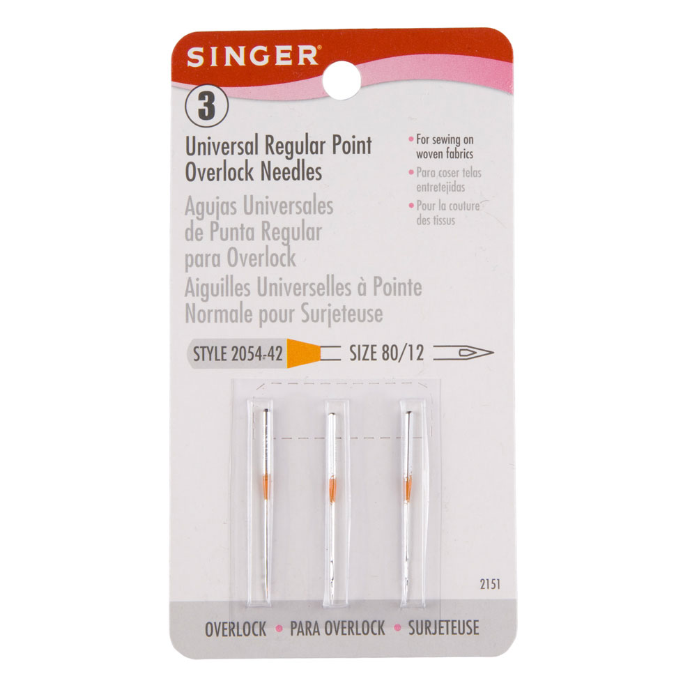 Singer Overlock Machine Needles Size 80/12