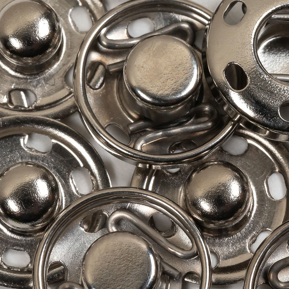 Dritz Nickel Sew On Snaps Size 2 - 6ct Folded Dritz Nickel Sew On Snaps Size 2 - 6ct Folded