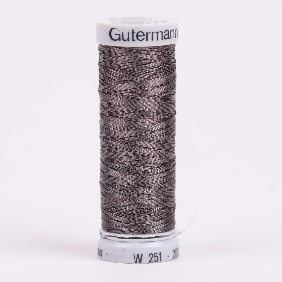 Gutermann Metallic Thread 200m - 9360 Gunmetal