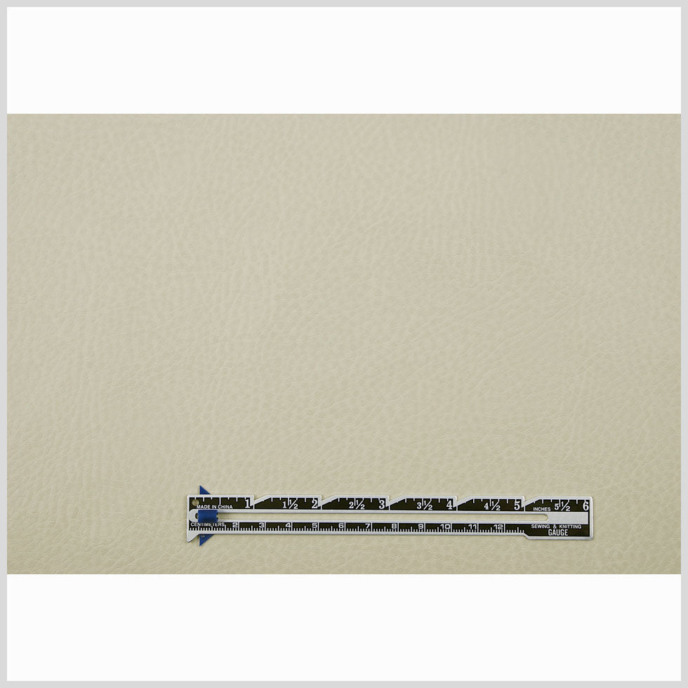 Beige Solid Pebbled Faux Leather Full Beige Solid Pebbled Faux Leather Full
