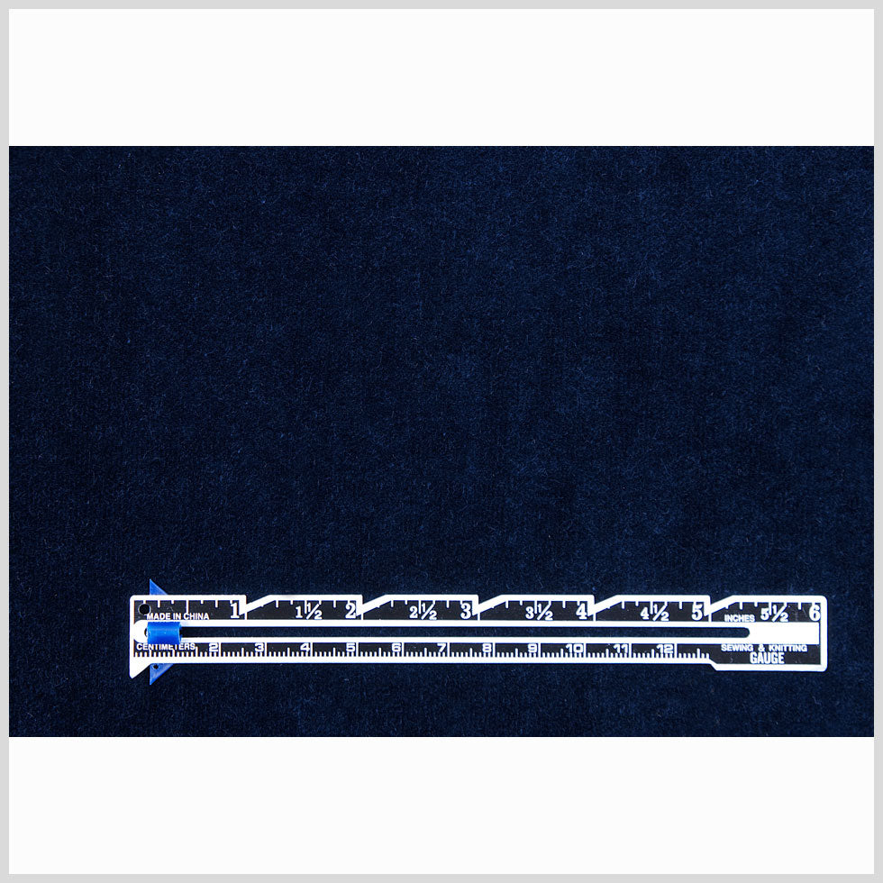 Navy Solid Cotton Velvet Full Navy Solid Cotton Velvet Full