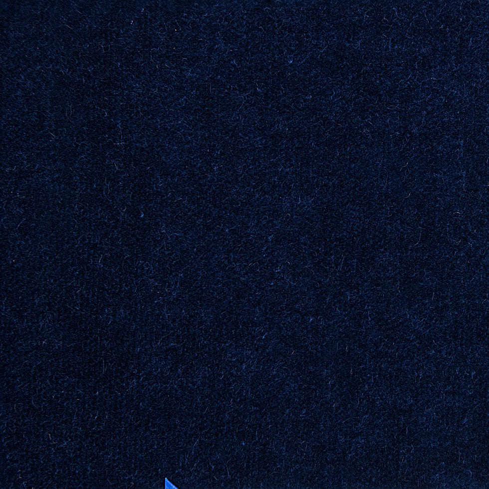Navy Solid Cotton Velvet Navy Solid Cotton Velvet