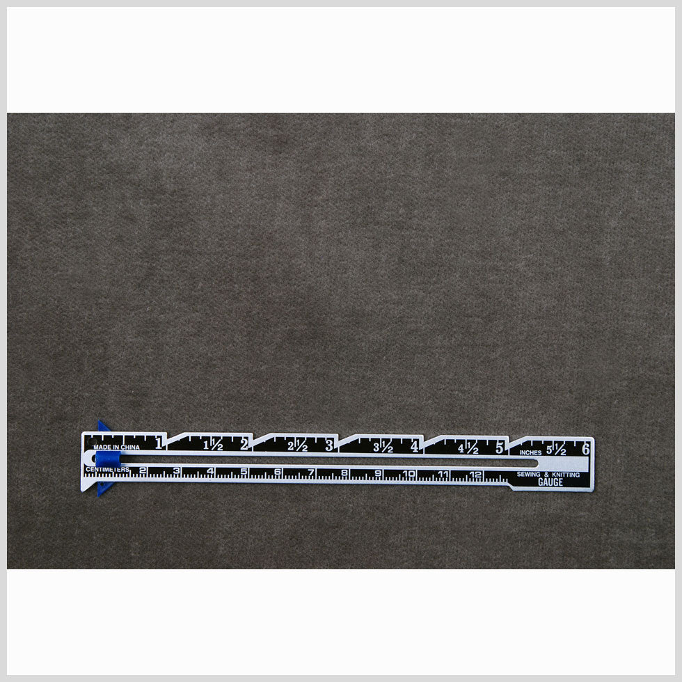 Smoke Solid Cotton Velvet Full