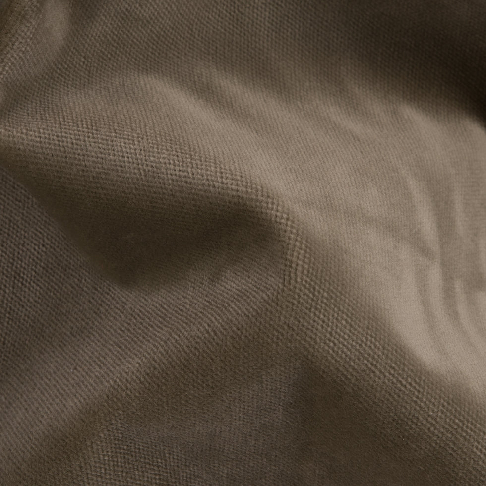 Lichen Solid Cotton Velvet Folded Lichen Solid Cotton Velvet Folded