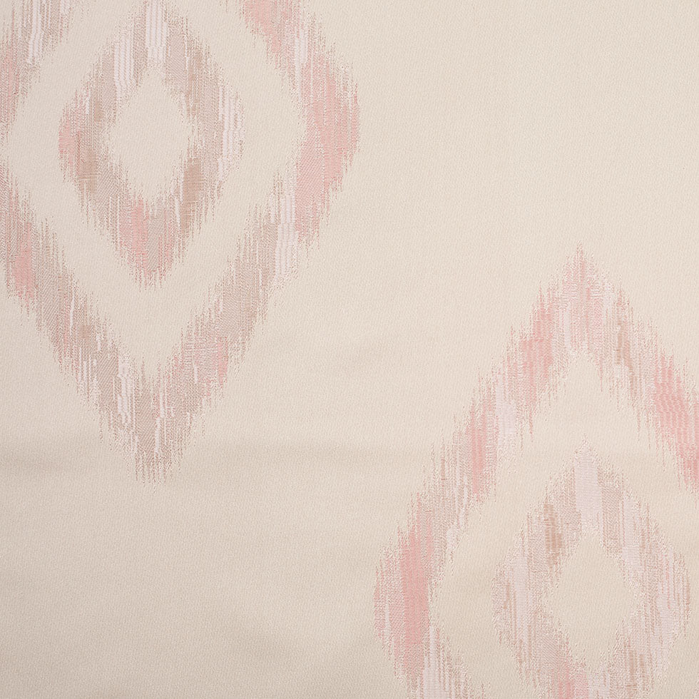 Reversible Pink/Pearl Geometric Polyester Satin Reversible Pink/Pearl Geometric Polyester Satin