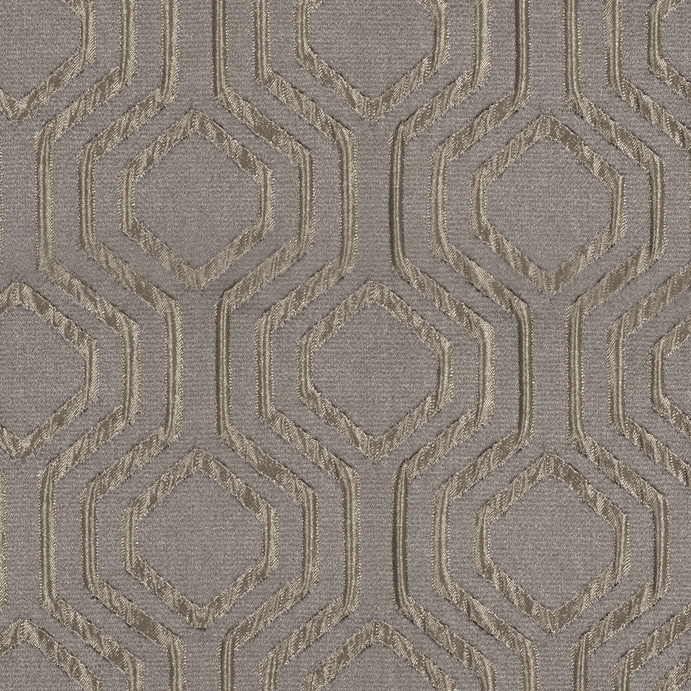 Gunmetal Geometric Brocade Gunmetal Geometric Brocade