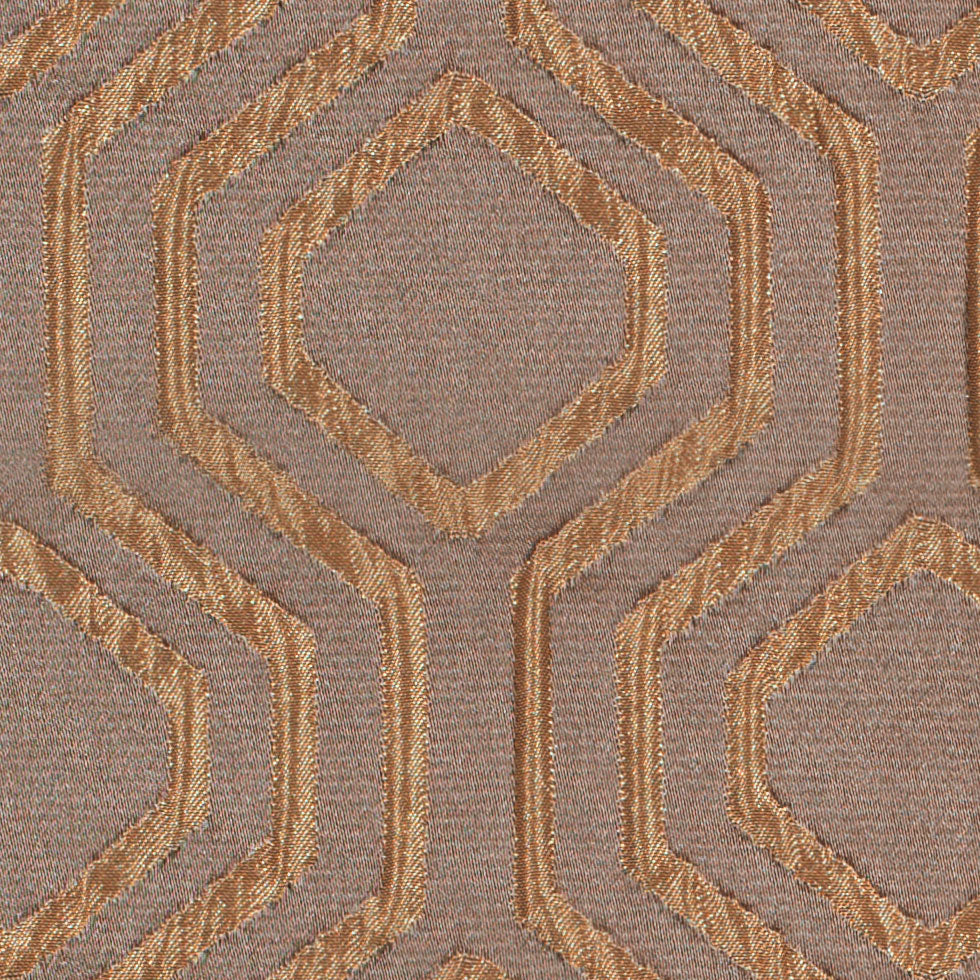 Taupe Geometric Brocade Detail Taupe Geometric Brocade Detail