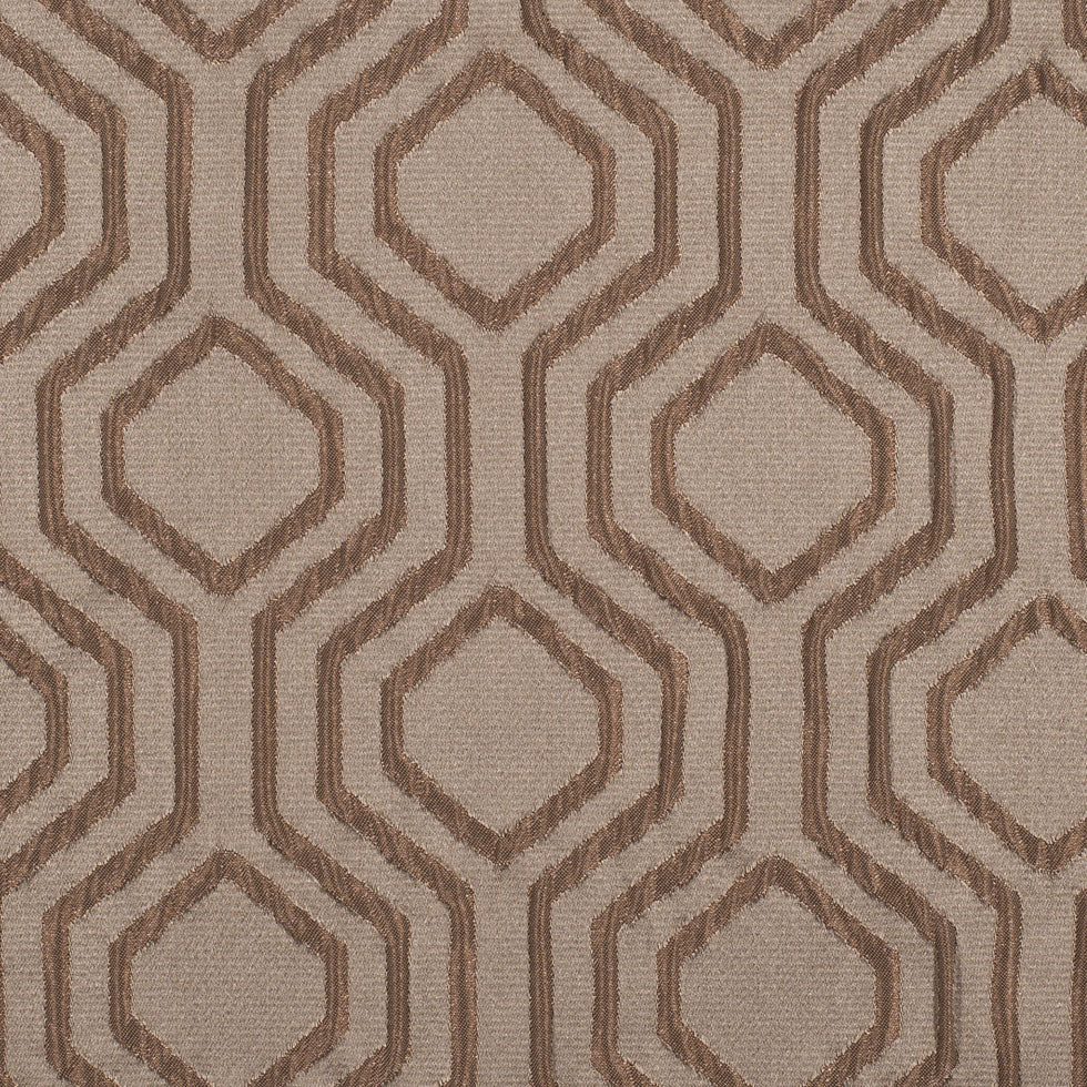 Taupe Geometric Brocade Taupe Geometric Brocade