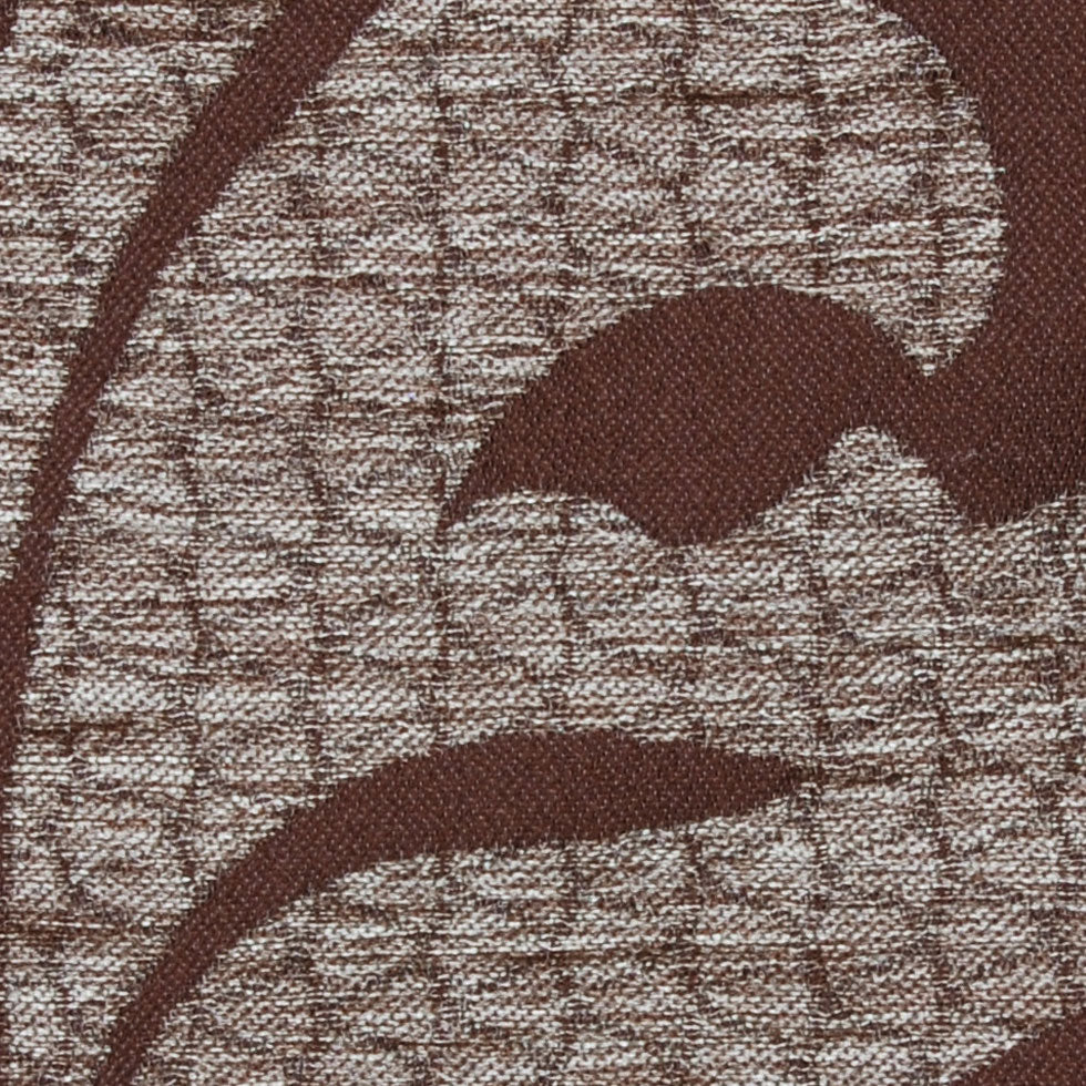 Chocolate Damask Floral Poly - Detail Chocolate Damask Floral Poly - Detail