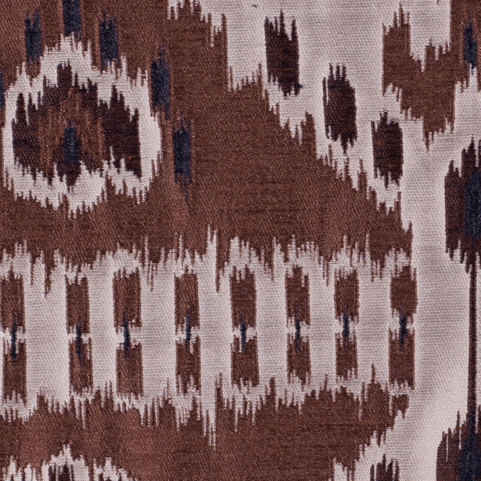 Brown Ikat Poly - Detail Brown Ikat Poly - Detail