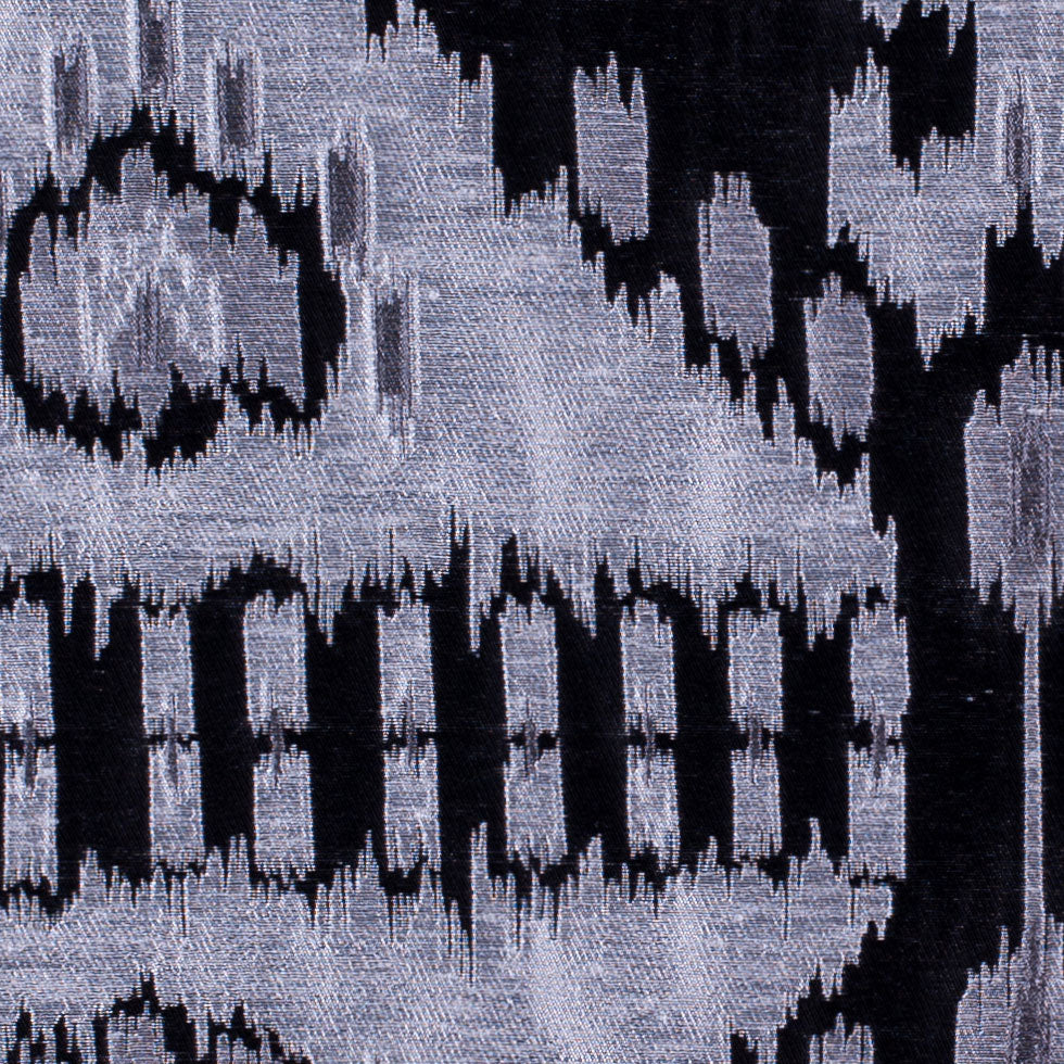 Black Ikat Poly - Detail Black Ikat Poly - Detail