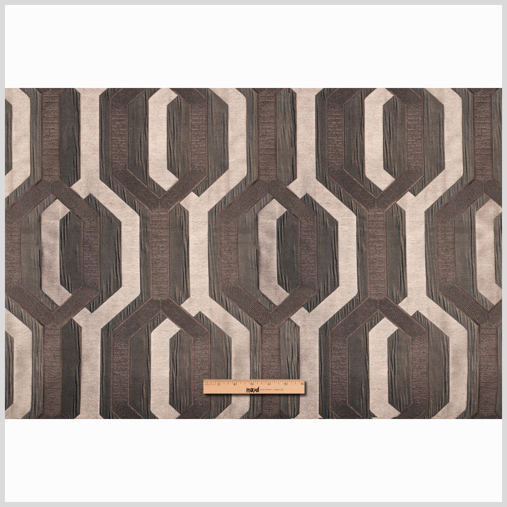 Brown Geometric Poly - Full Brown Geometric Poly - Full