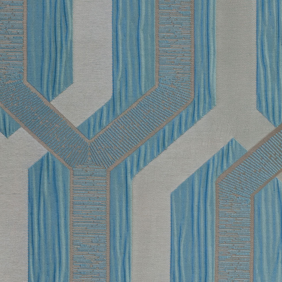 Blue Geometric Poly - Detail Blue Geometric Poly - Detail