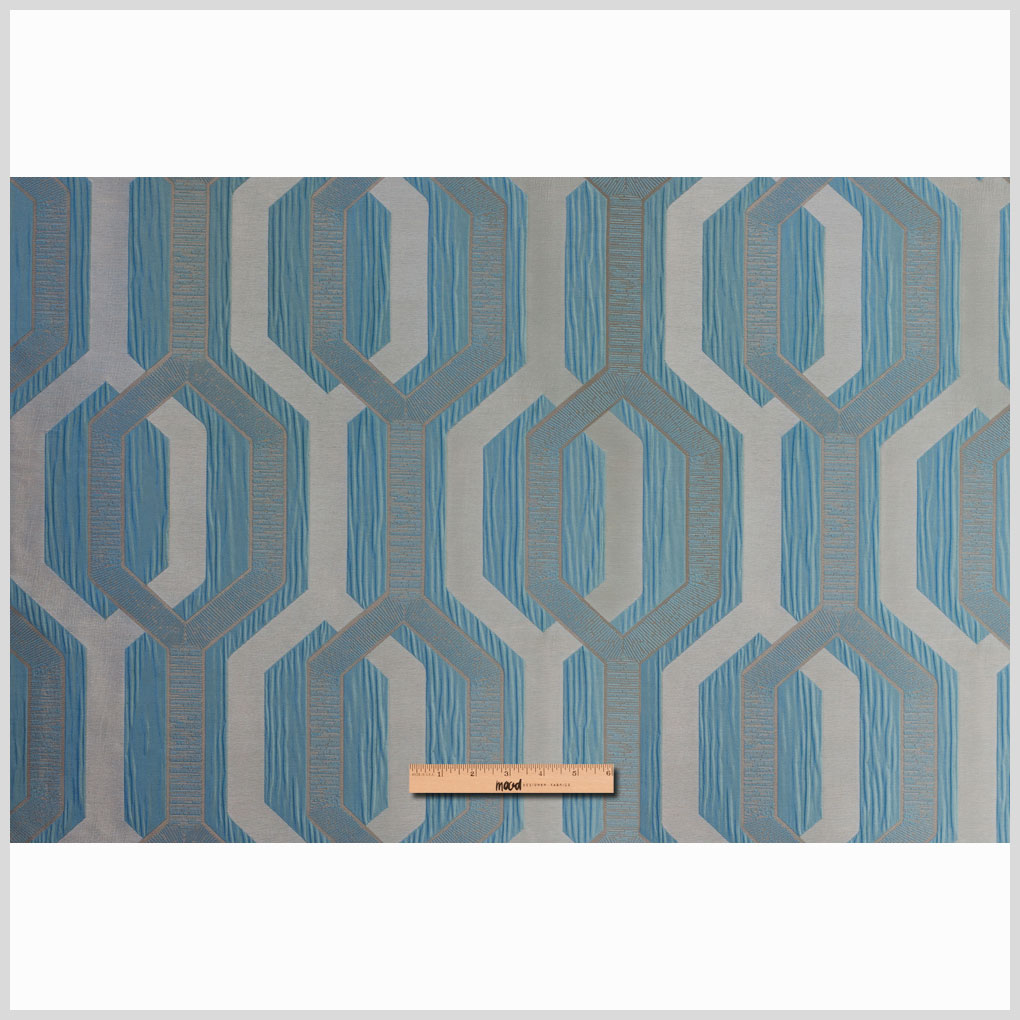 Blue Geometric Poly - Full Blue Geometric Poly - Full