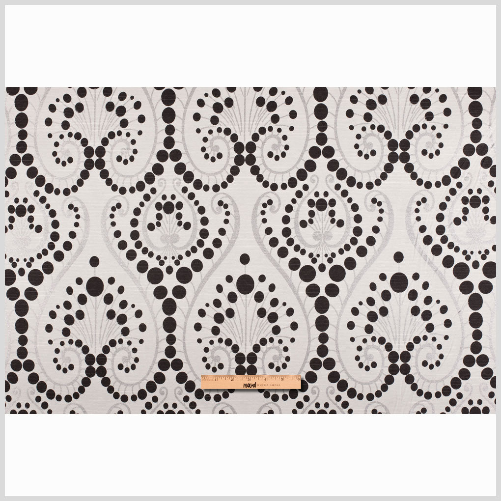 Black Swirls Cotton Blend - Full Black Swirls Cotton Blend - Full