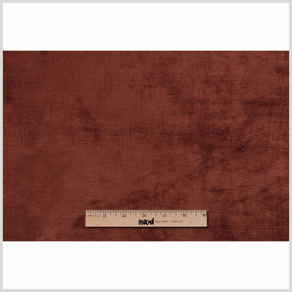Rust Solid Chenille Full Rust Solid Chenille Full