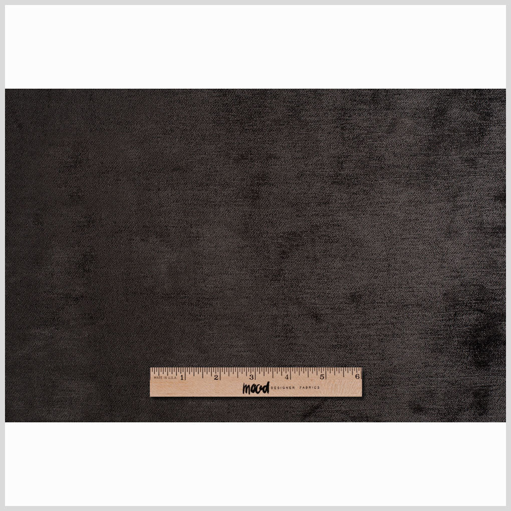 Jet Black Solid Chenille - Full Jet Black Solid Chenille - Full