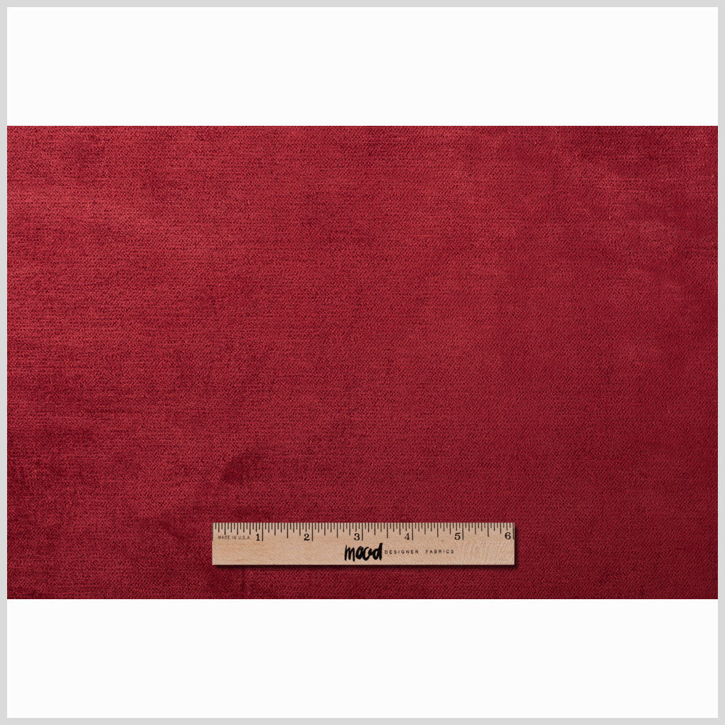 Red Solid Chenille Full Red Solid Chenille Full