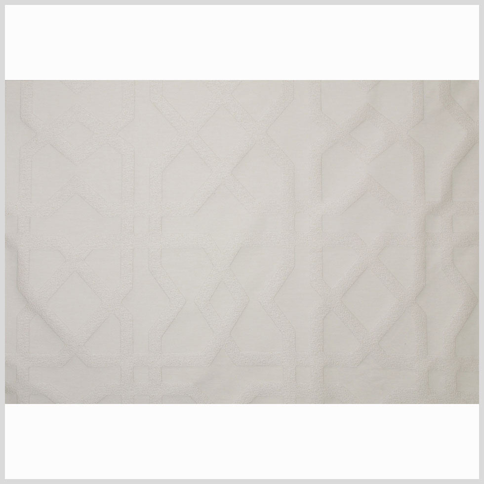 Ivory Geometric Poly - Full Ivory Geometric Poly - Full
