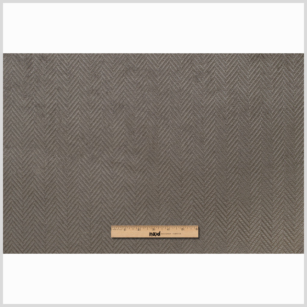 Taupe Herringbone Upholstery Velvet - Full Taupe Herringbone Upholstery Velvet - Full