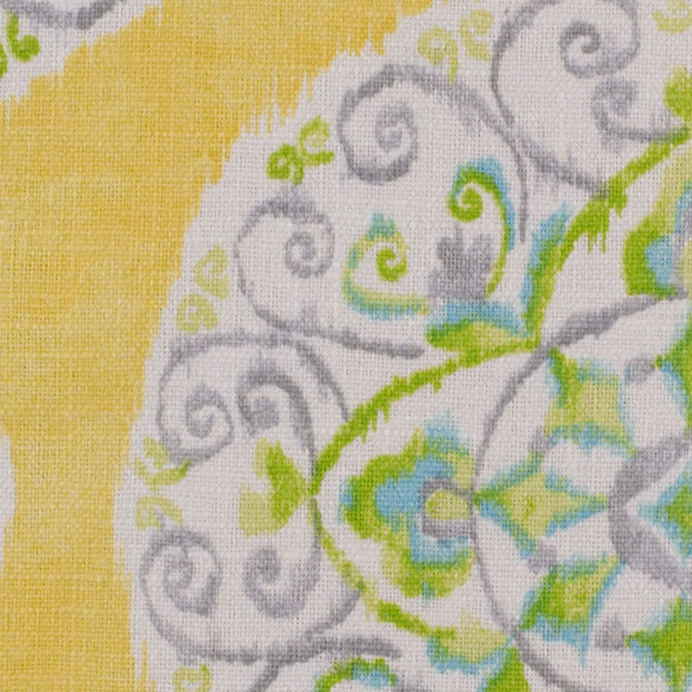 Citrus Medallion Linen-Blend - Detail Citrus Medallion Linen-Blend - Detail