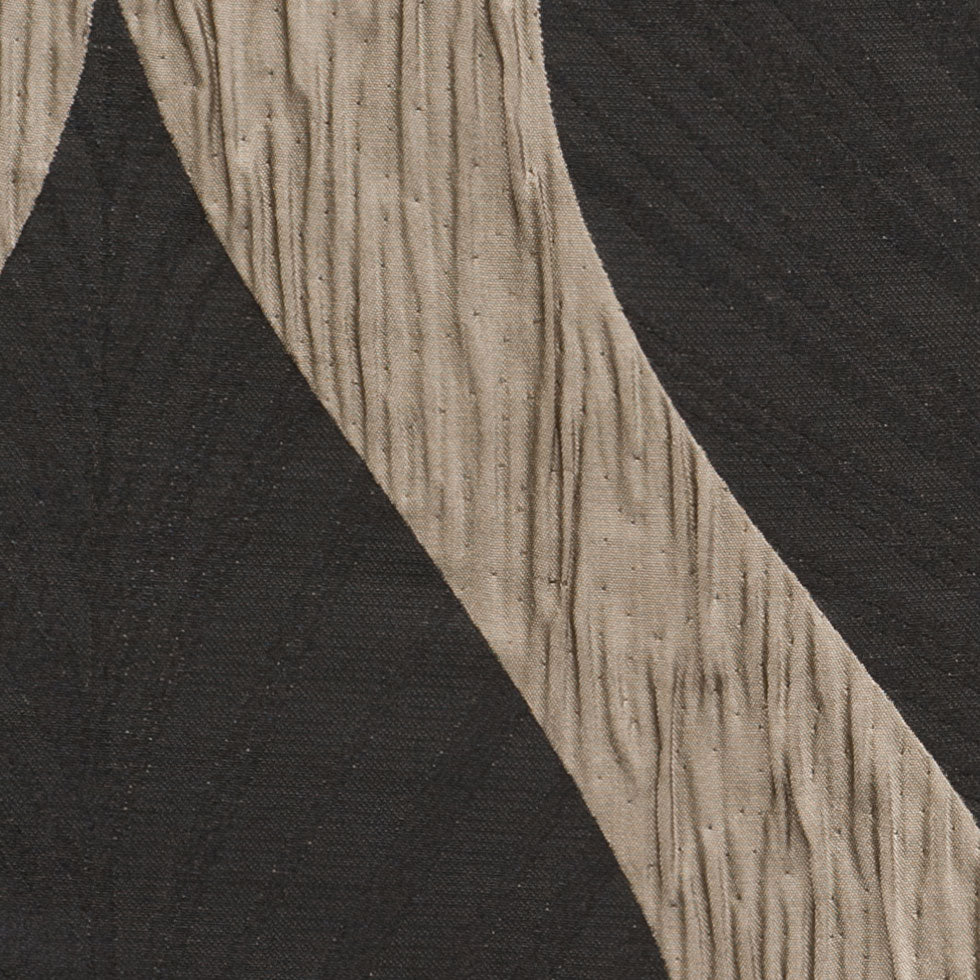 Ebony Bold Leaves Polyester Detail Ebony Bold Leaves Polyester Detail