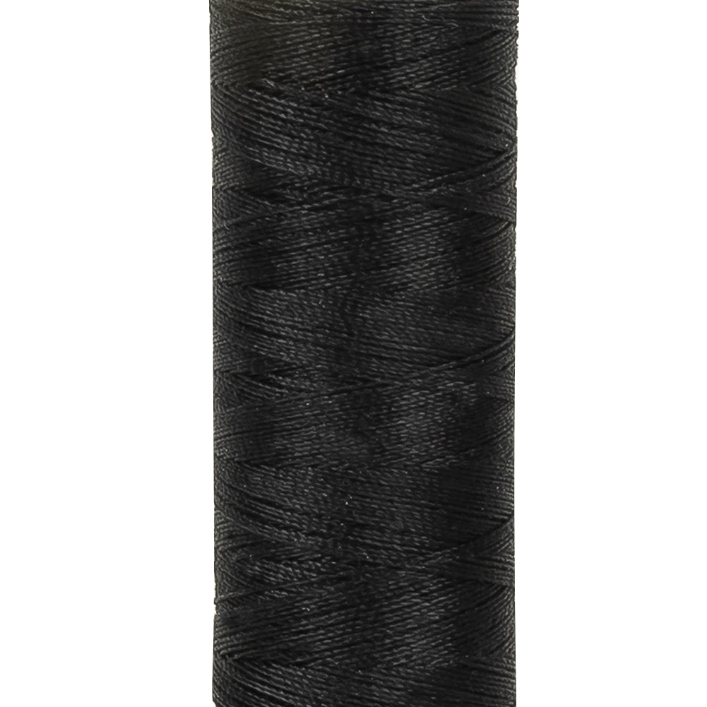 000 Black 100m Gutermann 100% Recycled Polyester Thread - Detail