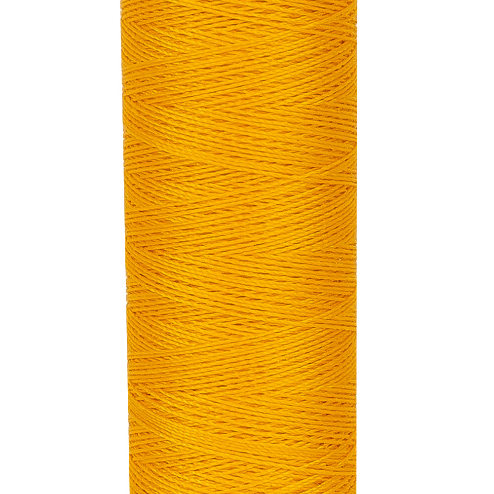 417 Saffron 100m Gutermann 100% Recycled Polyester Thread - Detail