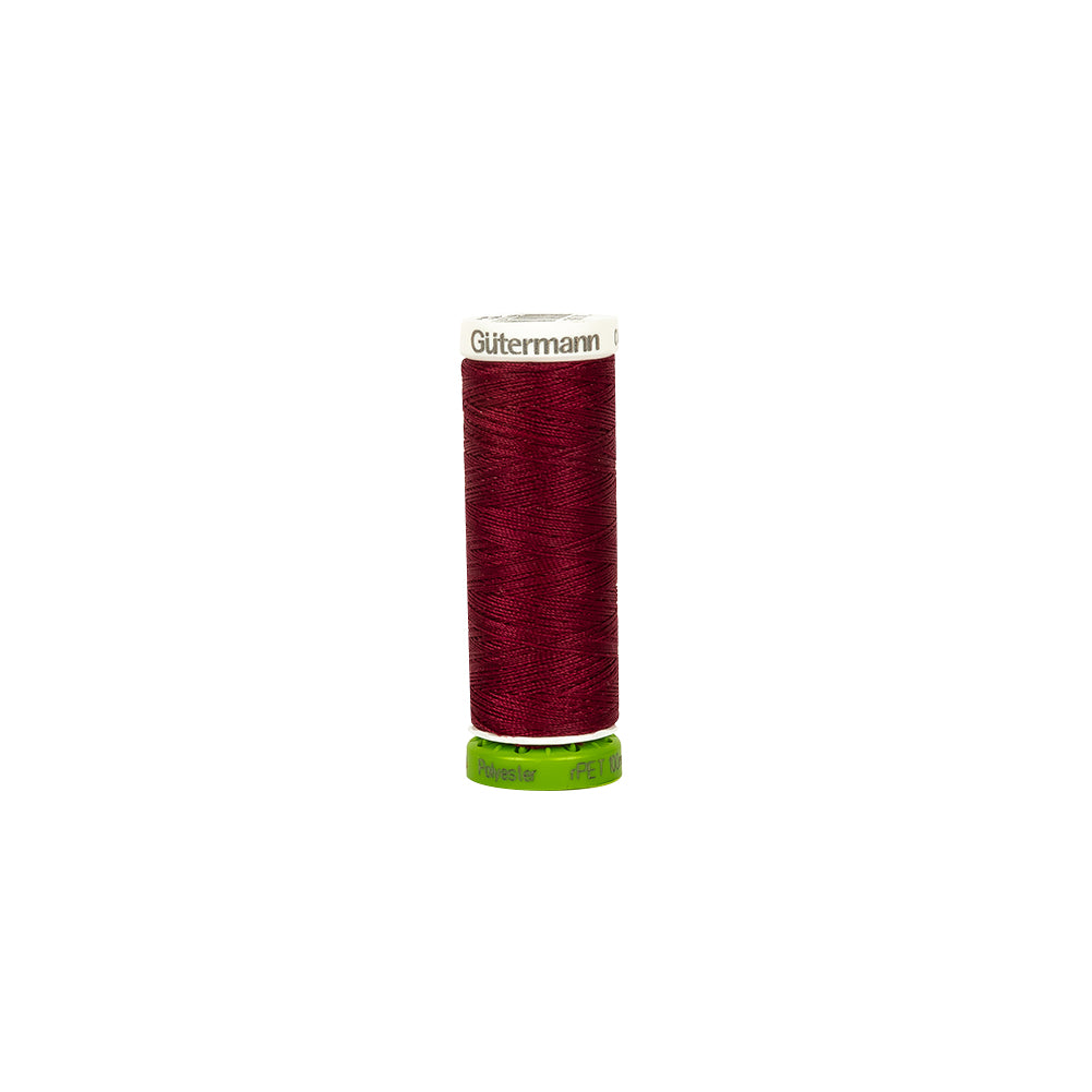 369 Burgundy 100m Gutermann 100% Recycled Polyester Thread