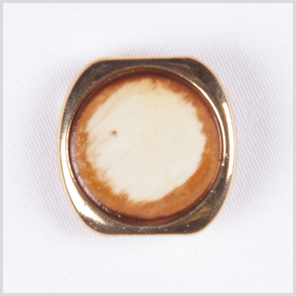 Gold Beige Metal Button - 28L/18mm Gold Beige Metal Button - 28L/18mm