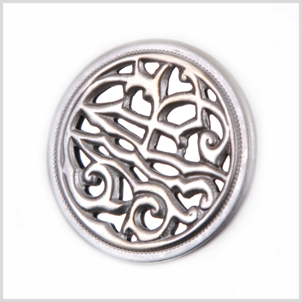 Gray Brass Metal Button - 48L/27mm Gray Brass Metal Button - 48L/27mm