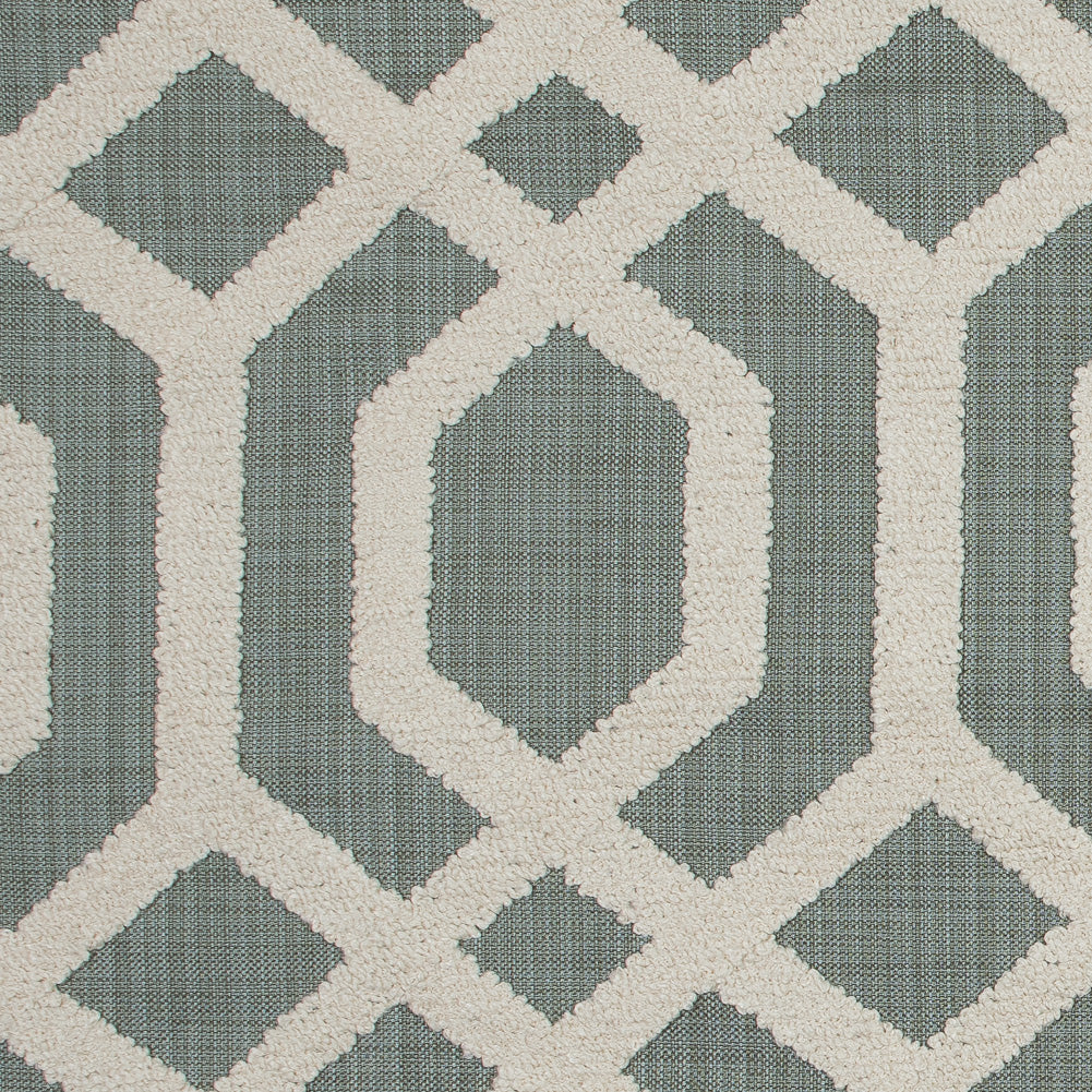 Resort Polyester Woven with a Geometric Faux-Chenille Design Resort Polyester Woven with a Geometric Faux-Chenille Design